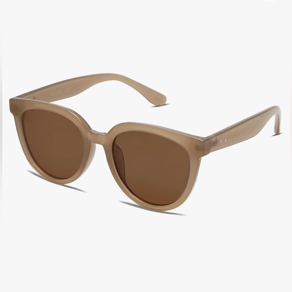 SOJOS Round Polarized Sunglasses, Fashion Trendy Style UV Protection Lens